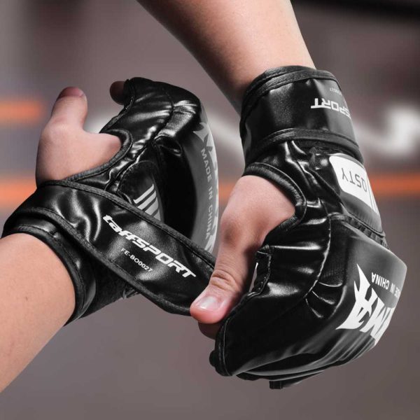 TaffSPORT Sarung Tangan Tinju Boxing Muay Thai Leather Glove - FE-BO0027