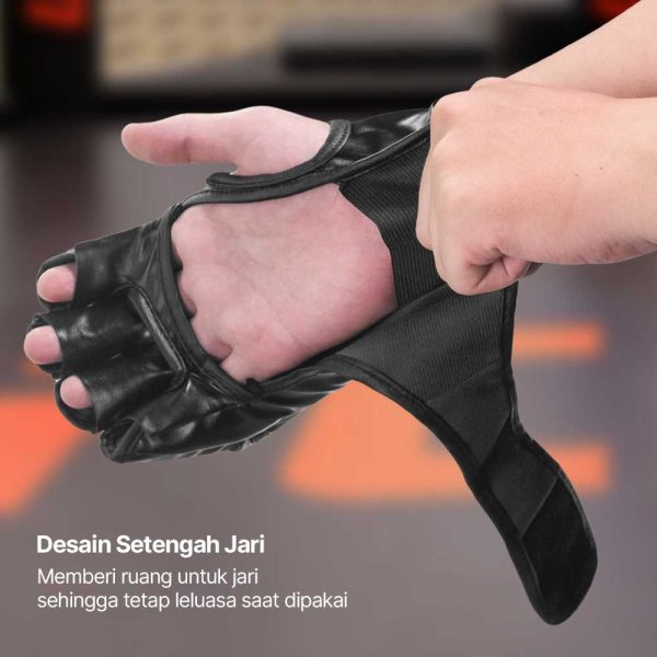 TaffSPORT Sarung Tangan Tinju Boxing Muay Thai Leather Glove - FE-BO0027