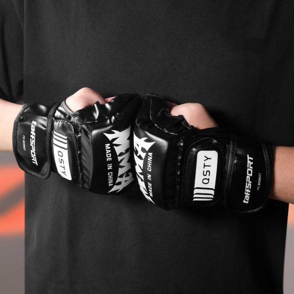 TaffSPORT Sarung Tangan Tinju Boxing Muay Thai Leather Glove - FE-BO0027