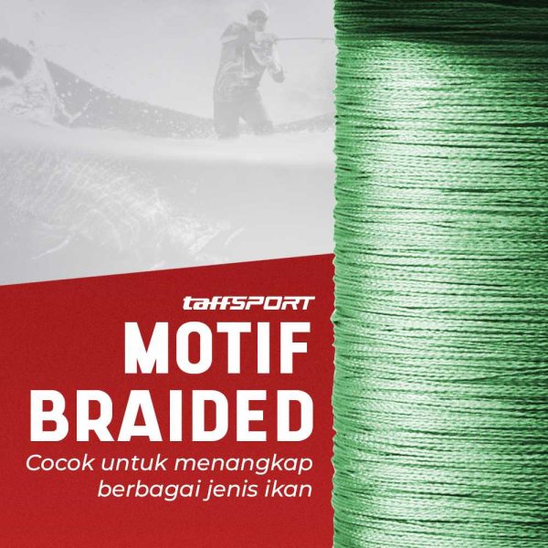 TaffSPORT Senar Tali Benang Pancing Braided Thick Line 300M - BLTP