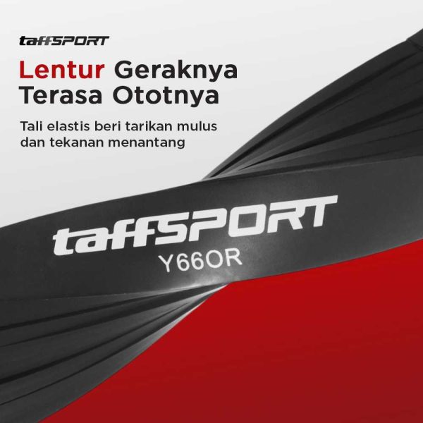 TaffSPORT Tali Lateks Pull Up Resistance Band Fitness Size L - Y66OR