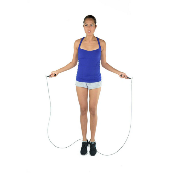 TaffSPORT Tali Skipping Jump Rope Steel Wire Bearing 3M - D053