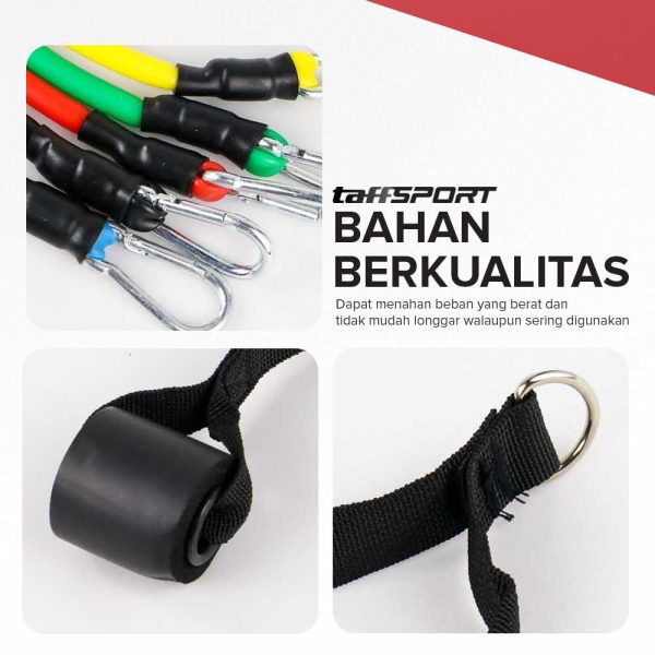 TaffSPORT Tali Stretching Pilates Tube Yoga Fitness 11 Set - R11