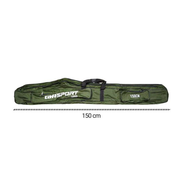 TaffSPORT Tas Pancing Joran Portable Fishing Bag 150 cm - 1680D - Green