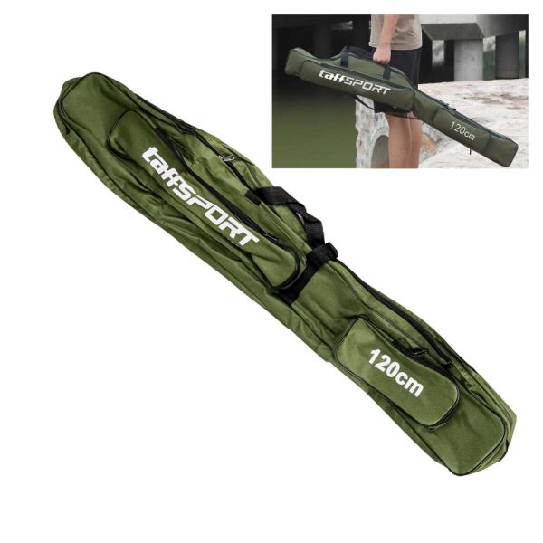 TaffSPORT Tas Pancing Joran Portable Fishing Bag - 1680D