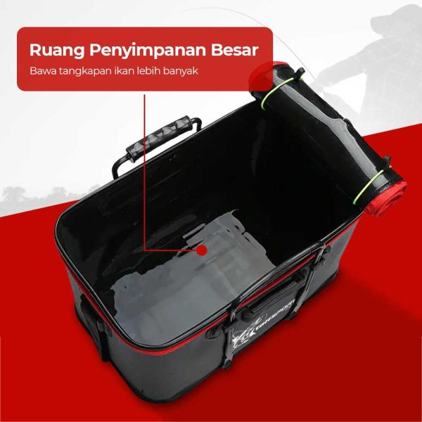 TaffSPORT Tas Perlengkapan Memancing Fishing Bucket 55 CM - JY0210