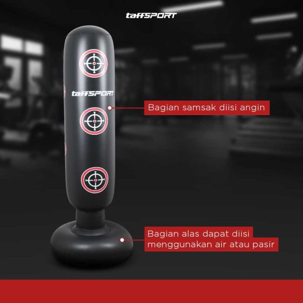 TaffSPORT Punching Bag Samsak Tinju Inflatable 160 cm - DS0097