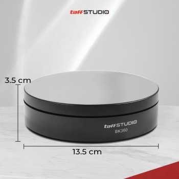 TaffSTUDIO Alas Putar Fotografi Rotating Display Stand Base 13.5cm - BK360