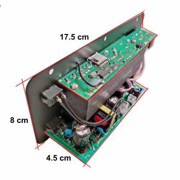 TaffSTUDIO Amplifier Board Audio Bluetooth USB FM Subwoofer DIY 400W - D10OK