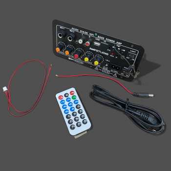 TaffSTUDIO Amplifier Board Audio Bluetooth USB FM Subwoofer DIY 400W - D10OK