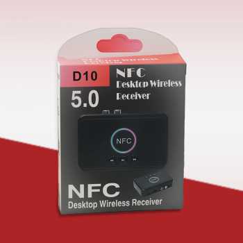 TaffSTUDIO Audio Bluetooth 5.0 Receiver Adapter NFC RCA AUX - D10