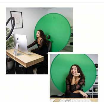 TaffSTUDIO Backdrop Background Green Screen Kursi Gaming - G1