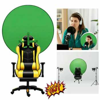 TaffSTUDIO Backdrop Background Green Screen Kursi Gaming - G1