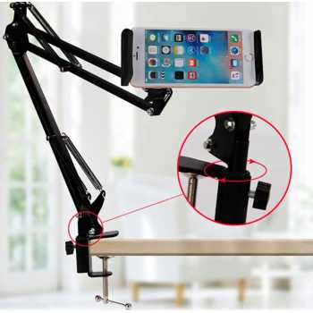 TaffSTUDIO Holder Tablet Smartphone Lazypod Stand Model Boom Arm Table - D9