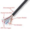 TaffSTUDIO Kabel XLR M/F OFC Microphone Karaoke Shielded 10 Meter - BOF30 - Black
