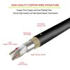 TaffSTUDIO Kabel XLR M/F OFC Microphone Karaoke Shielded 10 Meter - BOF30 - Black