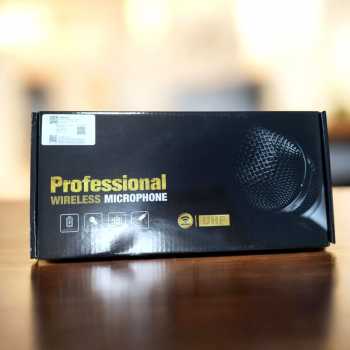 TaffSTUDIO Mikrofon Karaoke Wireless Handheld Dynamic Portable 2.4GHz - MC-1200