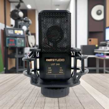 TaffSTUDIO Mikrofon Kondenser XLR Condenser Microphone with Holder - LGT240