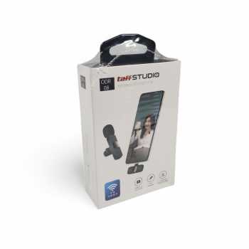 TaffSTUDIO Mikrofon Wireless Lavalier Portable Microphone USB Type C - ODR08