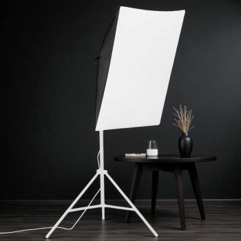 TaffSTUDIO Payung Softbox Reflektor 50x50cm E27 Single Lamp Socket - LD-TZ206