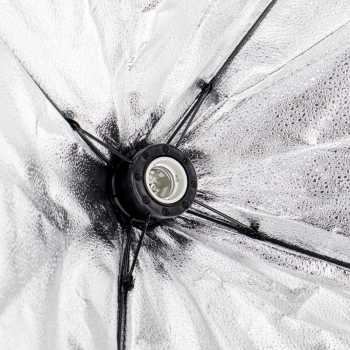 TaffSTUDIO Payung Softbox Reflektor 80x80cm E27 Single Lamp Socket - LD-TZ206