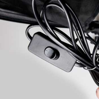 TaffSTUDIO Payung Softbox Reflektor 80x80cm E27 Single Lamp Socket - LD-TZ206