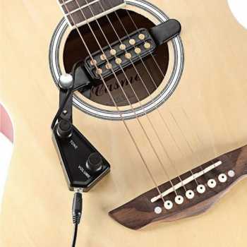 taffSTUDIO Pickup Gitar Akustik 12 Hole w/Tone Volume Control - P-011