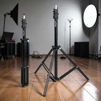 TaffSTUDIO Portable Light Stand Tripod 1 Section 160cm for Studio Lightning - TB-037