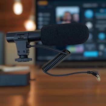 TaffSTUDIO Shotgun Microphone untuk DSLR - MIC-05