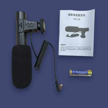 TaffSTUDIO Shotgun Microphone untuk DSLR - MIC-05
