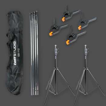 TaffSTUDIO Tripod T-Shaped Bracket Backdrop Studio 300x280cm - DD-112