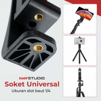 TaffSTUDIO Universal Smartphone Clamp - C4 - Black