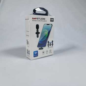 TaffSTUDIO Wireless Lavalier Microphone Vlogger Lightning 2 Mic 2.4GHz - G10
