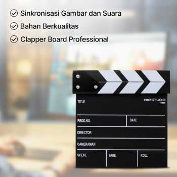 TaffSTUDIO Woopower Profesional Clapper Classical Movie Film - TP301
