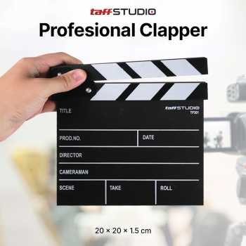 TaffSTUDIO Woopower Profesional Clapper Classical Movie Film - TP301