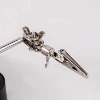 Taffware Alat Pegangan Solder Helping Hand LED Kaca Pembesar 3.5X - TE-801