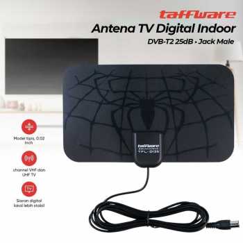 taffware-antena-tv-digital-indoor-dvb-t2-25db-spider-jack-male-plug-tfl-d139 Taffware Antena TV Digital Indoor DVB-T2 25dB Spider Jack Male Plug - TFL-D139