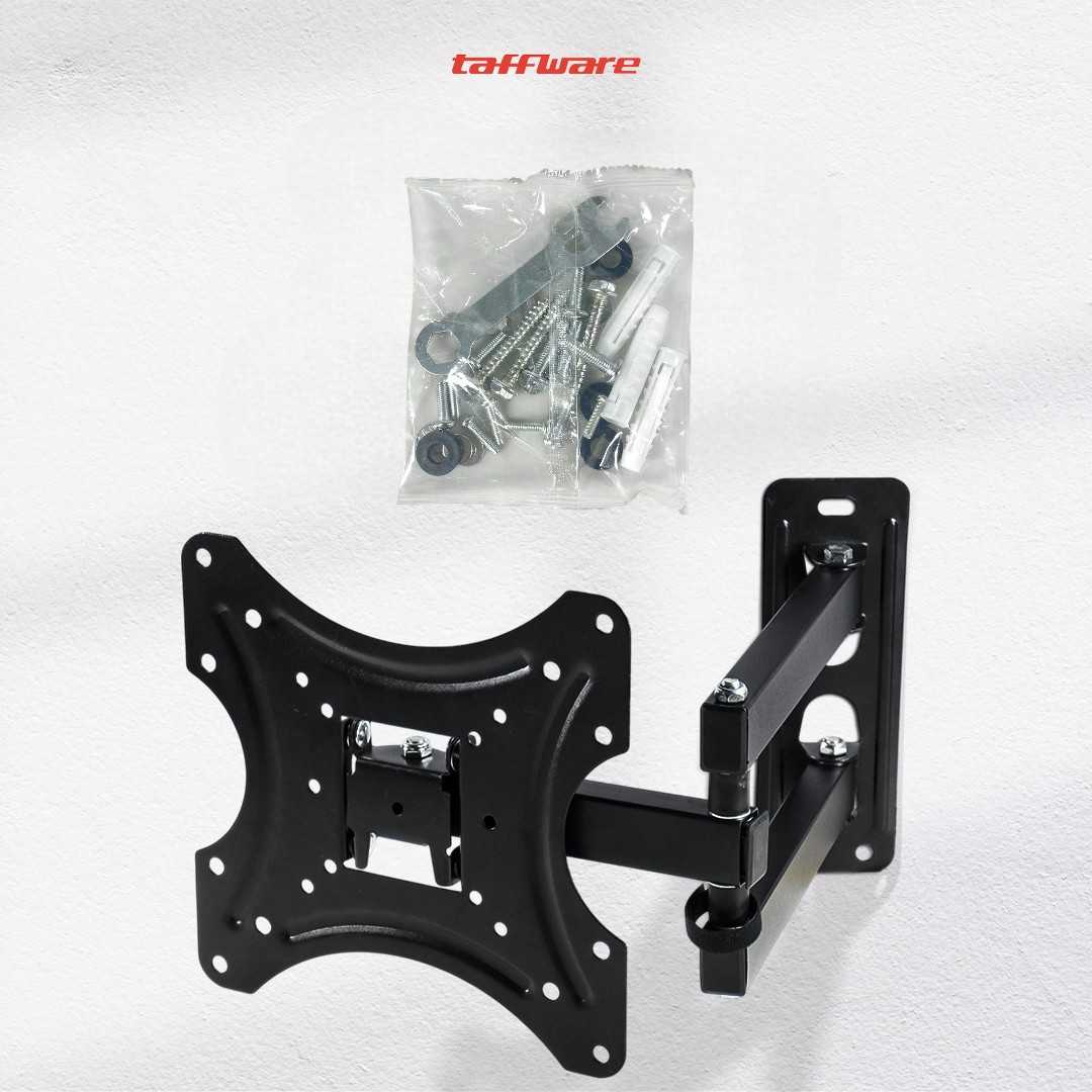Taffware Telescopic TV Bracket 2.5m 200 x 200 Pitch for 17-42 Inch