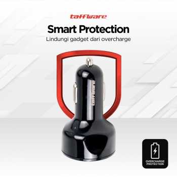 Taffware Car Charger Mobil Fast Charging QC 3.0 4 USB A Port 7A 35W - BK-358