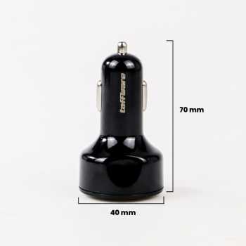 Taffware Car Charger Mobil Fast Charging QC 3.0 4 USB A Port 7A 35W - BK-358