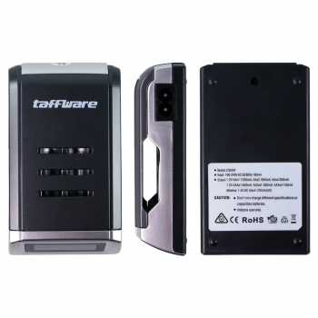 Taffware Charger Baterai 4 Slot AA AAA Ni-CD Ni-MH Fast Charging LCD - C905W