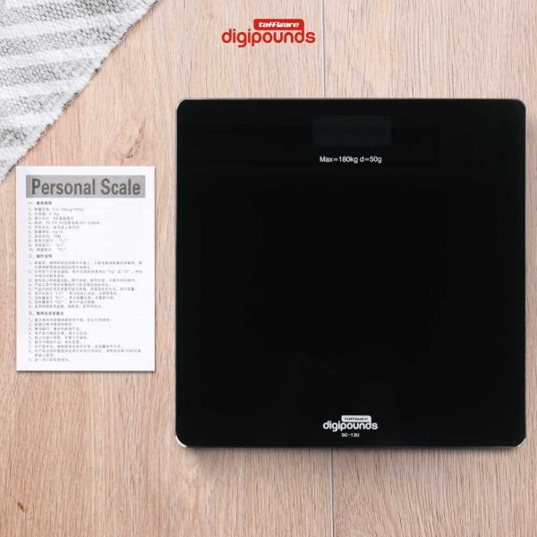 TaffWare Digipounds Timbangan Badan Digital + Temperature Battery Version - SC-12