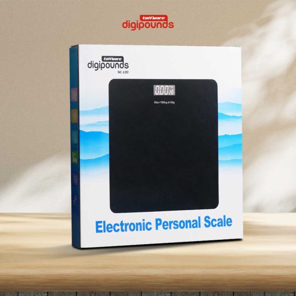 TaffWare Digipounds Timbangan Badan Digital + Temperature Battery Version - SC-12