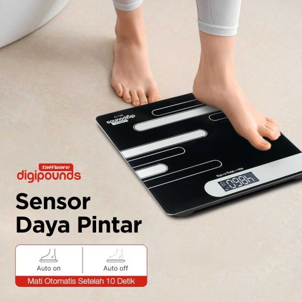 Taffware Digipounds Timbangan Badan Digital + Temperature SC-15