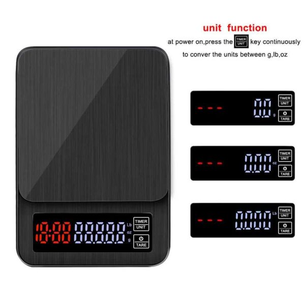 Taffware Digipounds Timbangan Dapur Mini Digital 10000g 1g TSC10