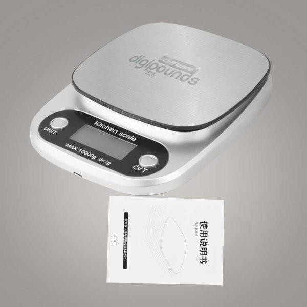 Taffware Digipounds Timbangan Dapur Digital Kitchen Scale 10kg 1g - Z2S