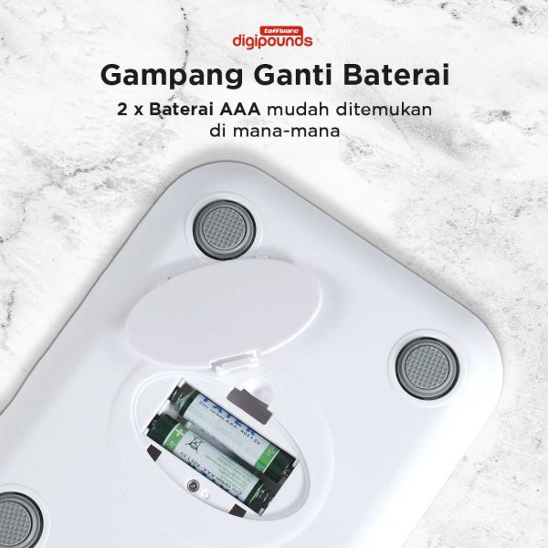 Taffware Digipounds Timbangan Dapur Digital Kitchen Scale 5kg 1g - Z1S