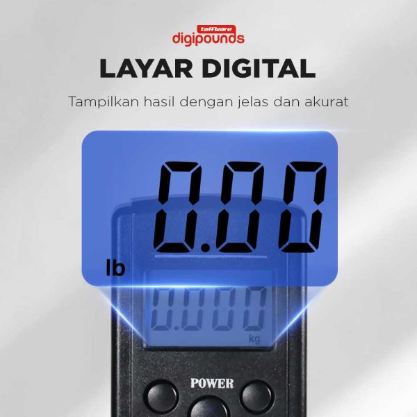 Taffware Digipounds Timbangan Koper Digital 40kg 10g - OCS-3