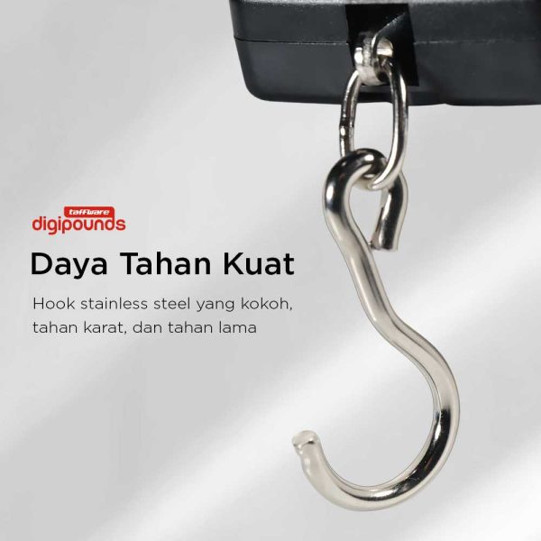 Taffware Digipounds Timbangan Koper Digital 40kg 10g - OCS-3
