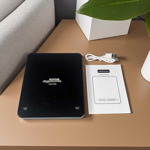 Taffware Digipounds Timbangan Kopi Digital Timer Coffee Scale 3kg 0.1g - CK2150